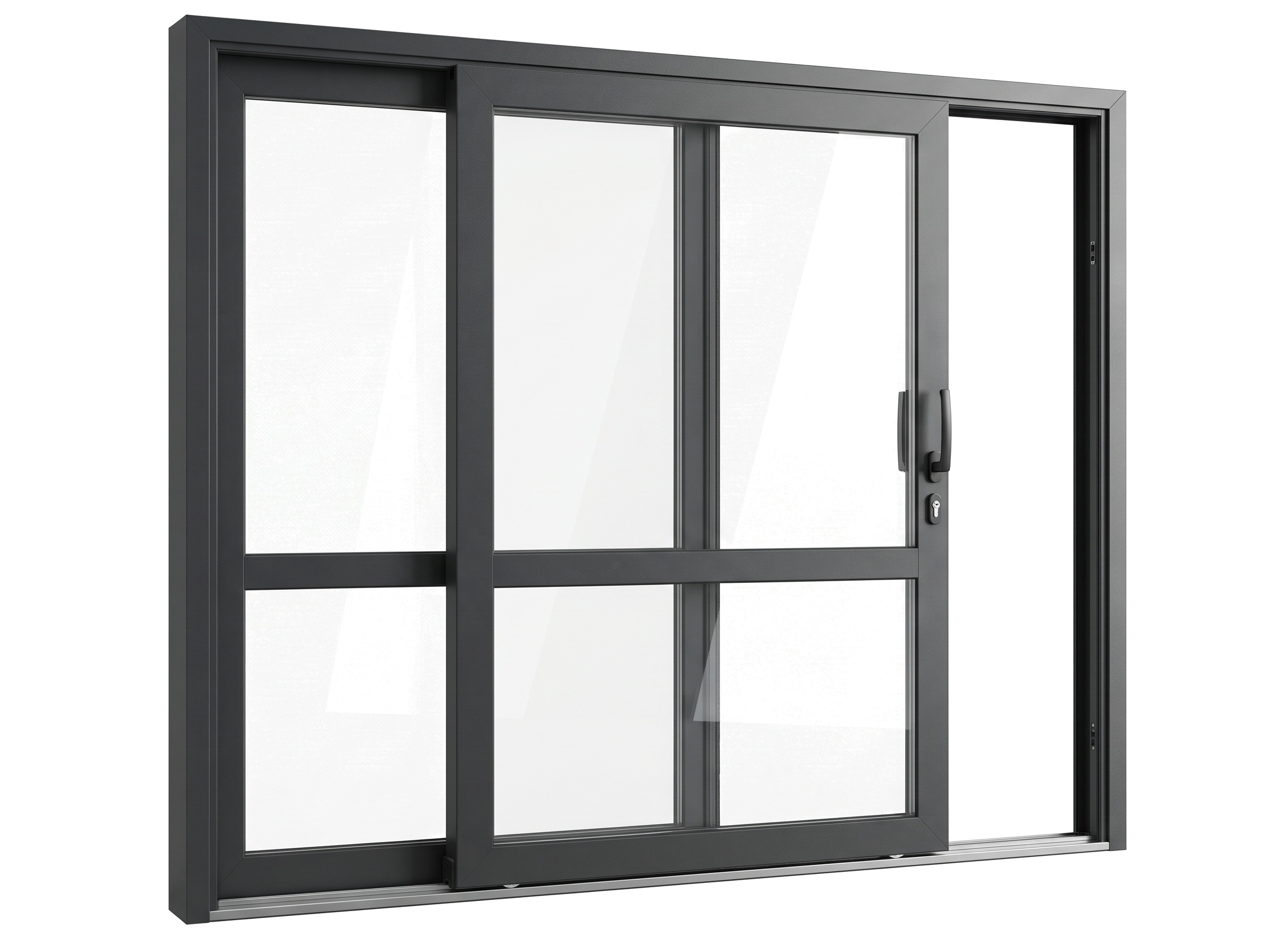 Asaline - სლაიდინგ კარი : გასაწევი ვიტრაჟული კარი (Sliding Patio Door)